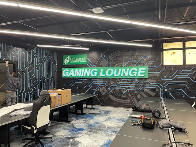Installing Electrical Wiring in Gaming Lounge