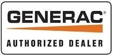 A generator authorized dealer logo on a white background.
