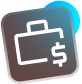 Briefcase with dollar sign icon, possibly representing financial services or work/career.