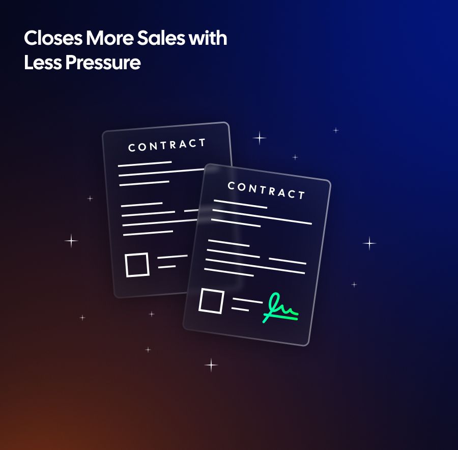 Closes More Sales with Less Pressure