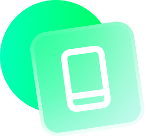 Crosshair icon on a green, rounded square.