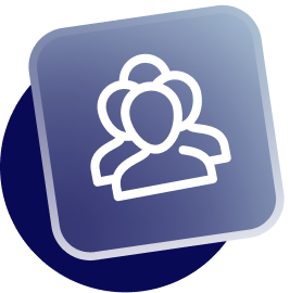 Brown square with white warning triangle and exclamation point.