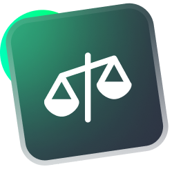 Crosshair icon on a green, rounded square.