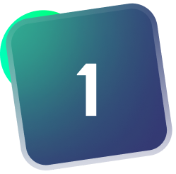 Crosshair icon on a green, rounded square.