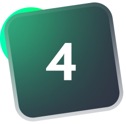 Crosshair icon on a green, rounded square.