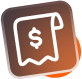 Briefcase icon with dollar sign.