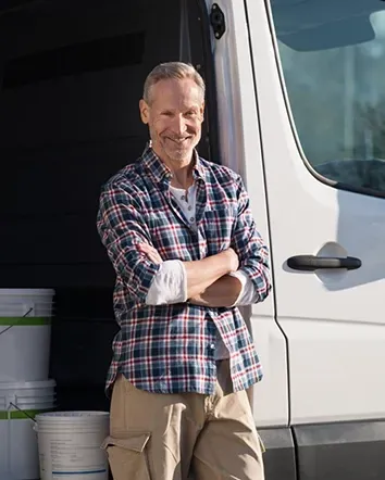 A Small Business Owner with Their Van — SDM Accounting & Taxation Services In Cooroy, QLD