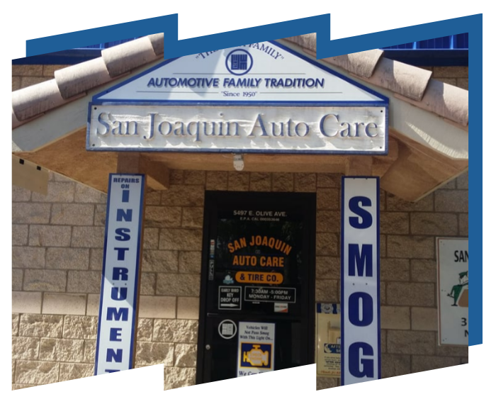 A picture of the front of san joaquin auto care