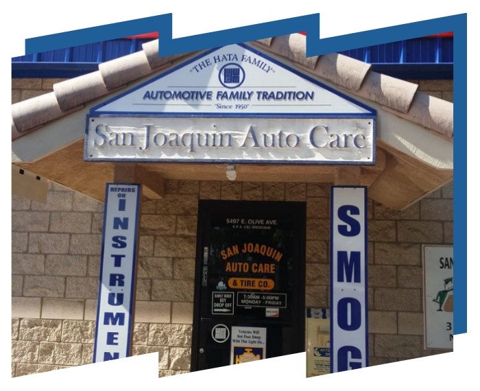 A picture of the front of san joaquin auto care