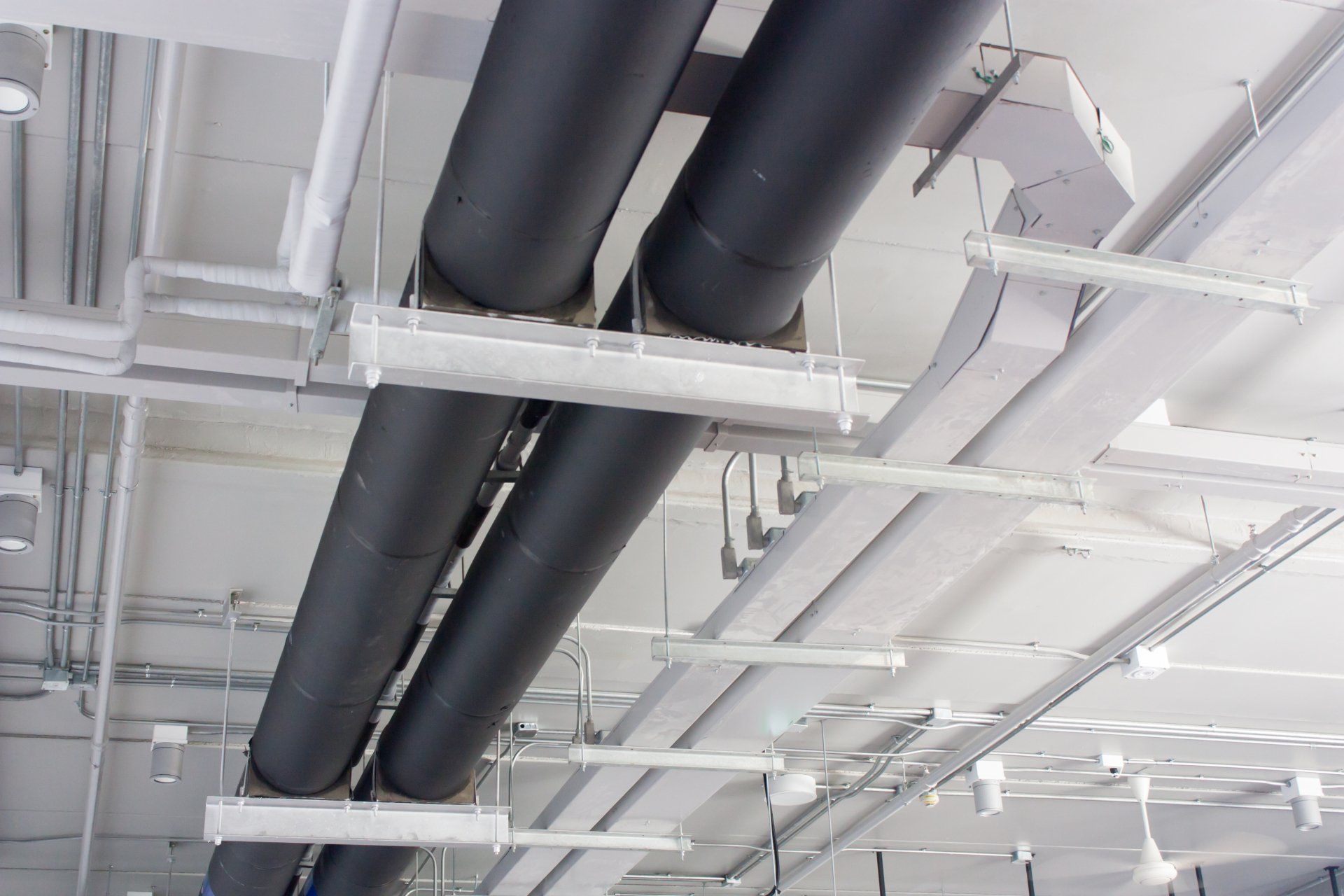 air duct in a commercial building