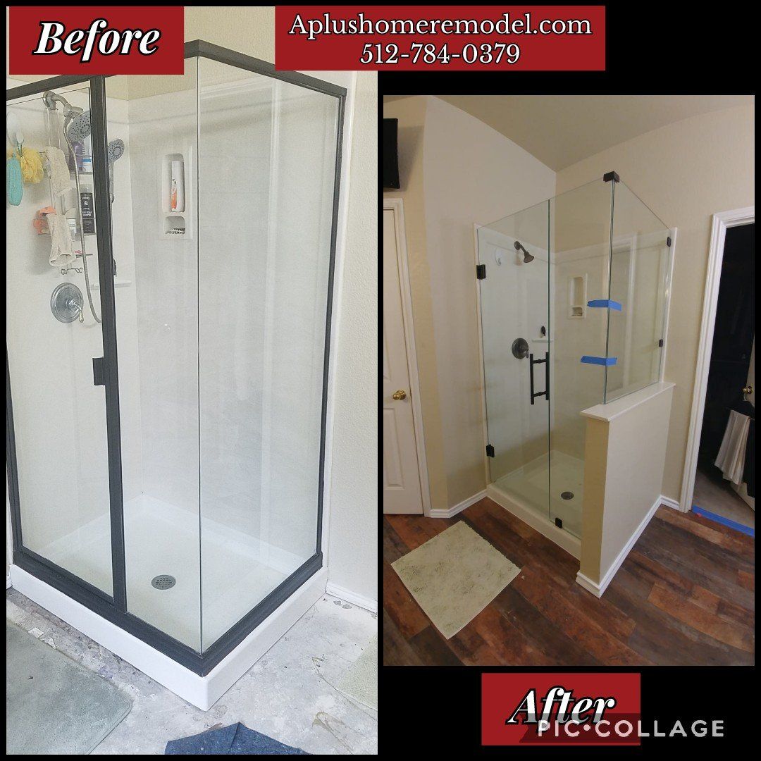 before/after bathroom wood flooring