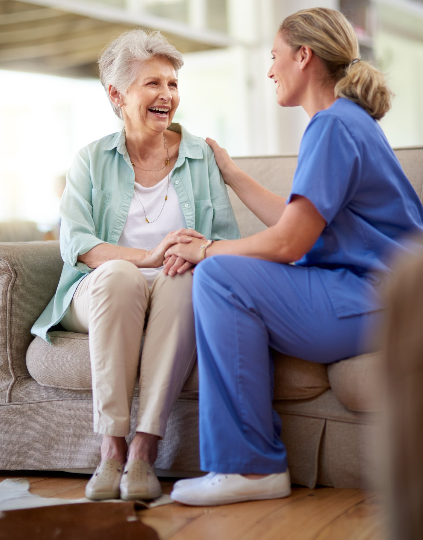 Personale medico e infermieristico della casa per anziani