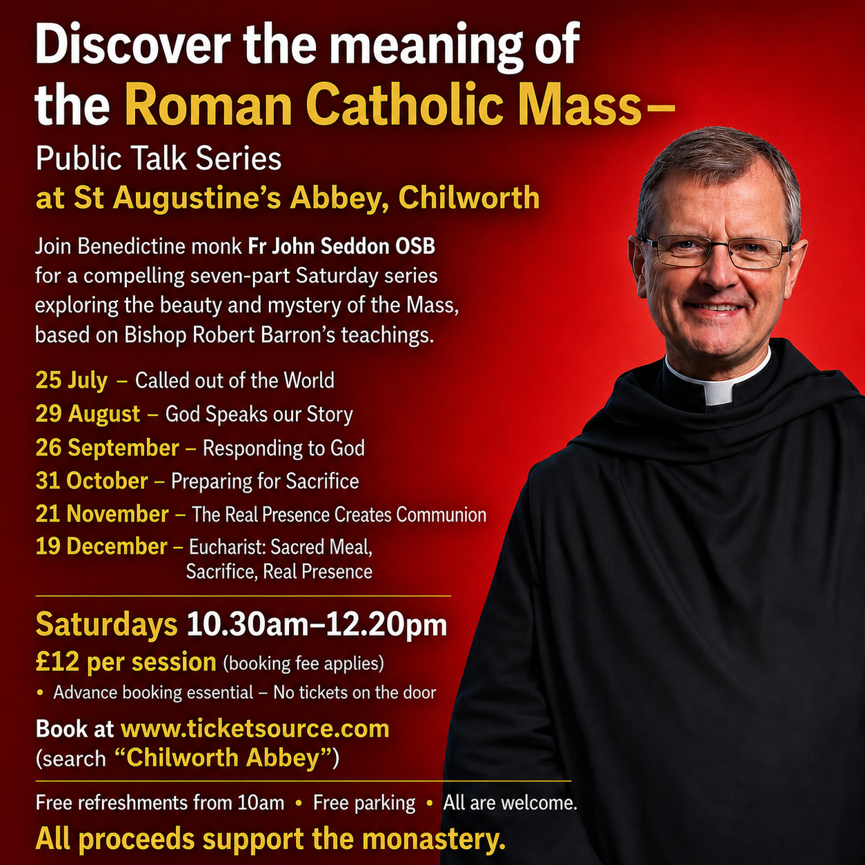 Discover the meaning of the Roman Catholic Mass - public talk series