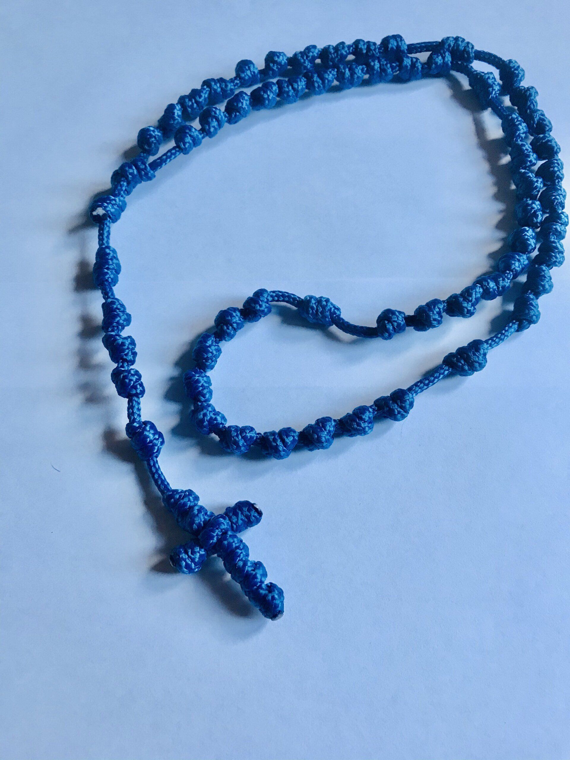 Cord Chilworth Rosary Beads from St Augustine's Abbey, Chilworth