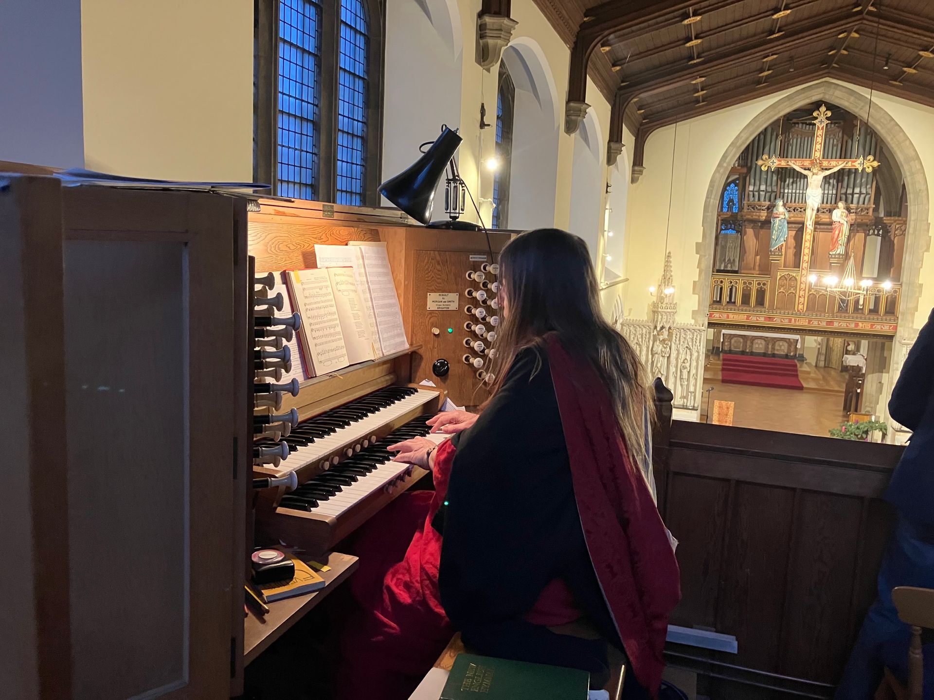 Organ music during  January 2026 at Holy Mass