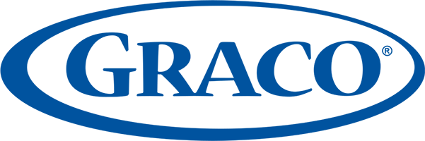 Graco logo inside an oval, blue outline. The brand name is in blue text.