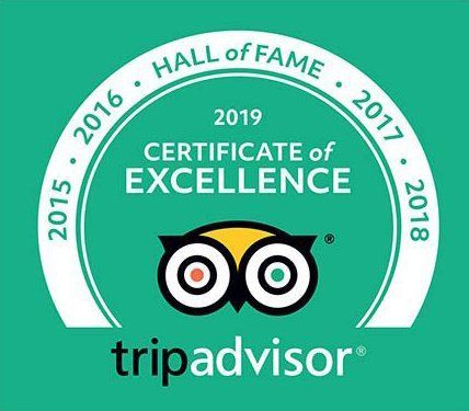 Tripadvisor Certificate of Excellence 2019