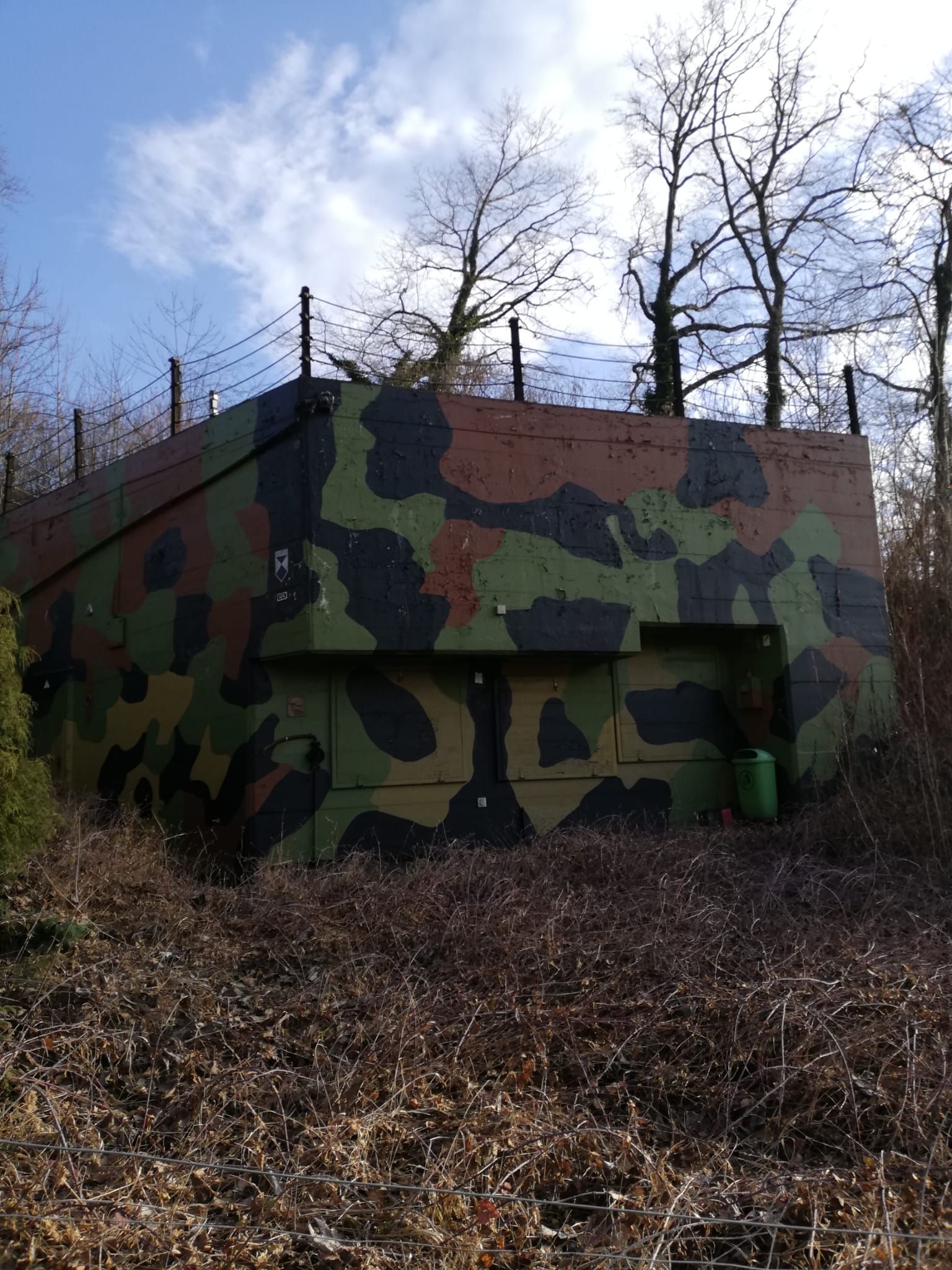Un bunker camouflé.