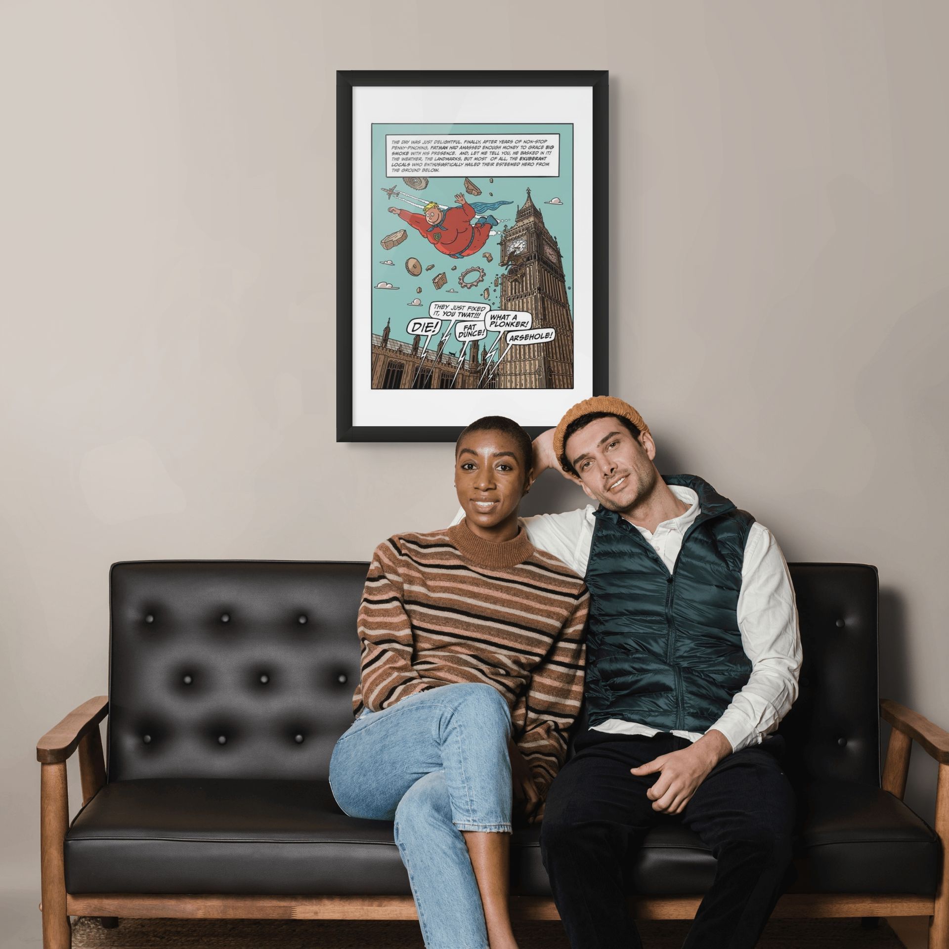 Fatman Bite 1 - A3 Artprint