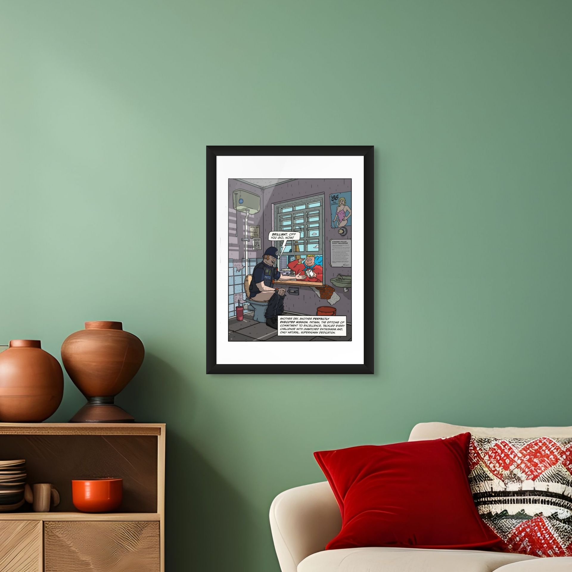 Fatman Bite 10 - A3 Artprint