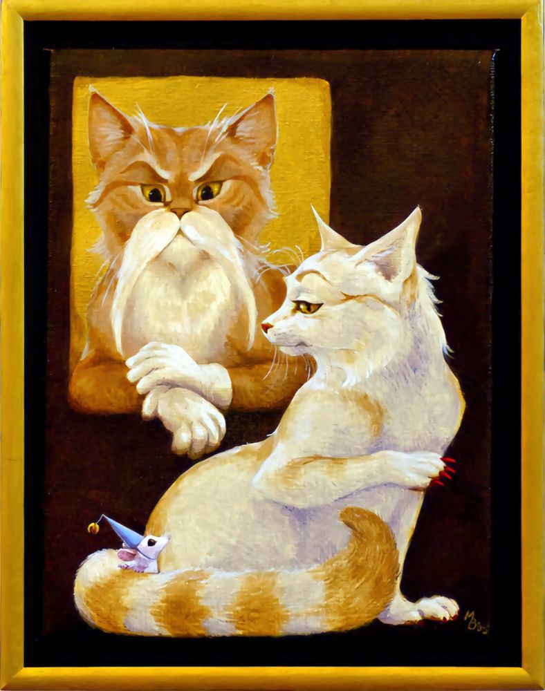 De Speelmuis, een schilderij van Maria Huijben