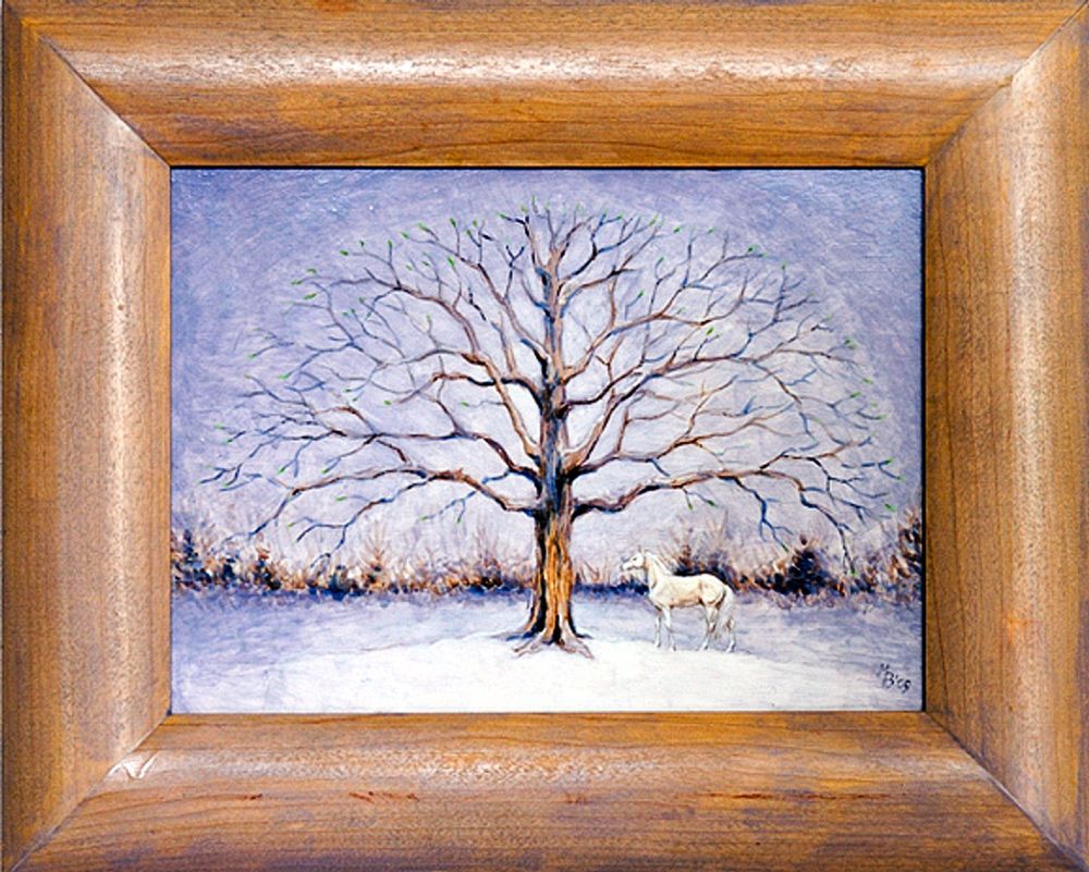 De Lente komt eraan, een schilderij van Maria Huijben