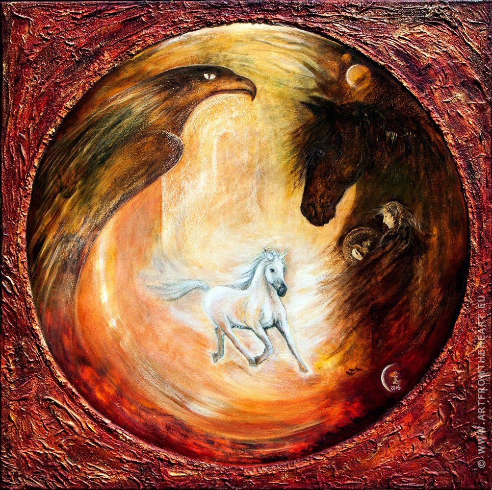 Schilderij 'Calling Celo'