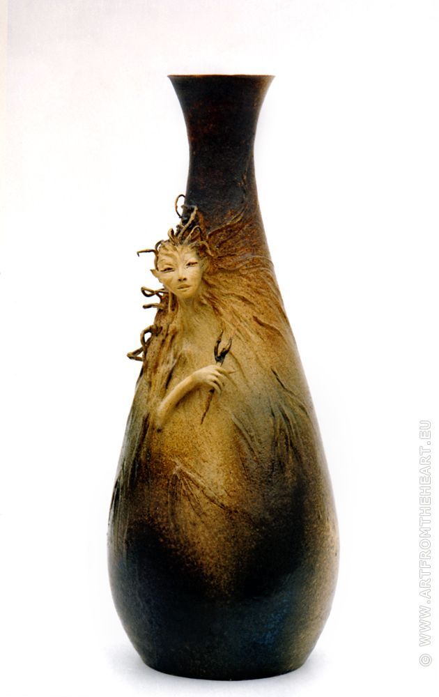 Wilgenwyrd, voorzijde, Elfenvaas, Keramiek