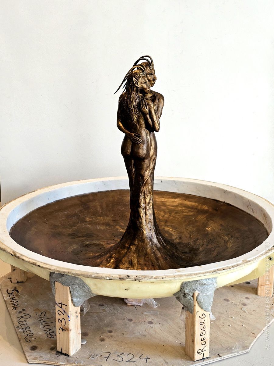 Bronsontwerp 'Geliefden'