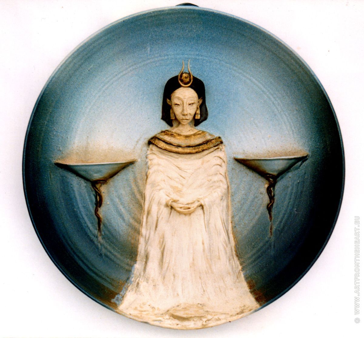 Her-innering, keramiek wandbord