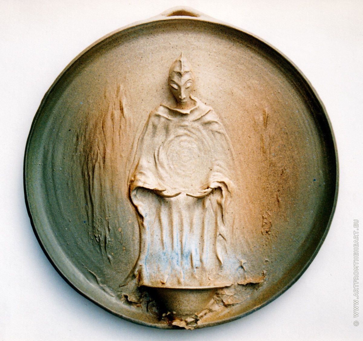 Inwijding, keramiek wandbord