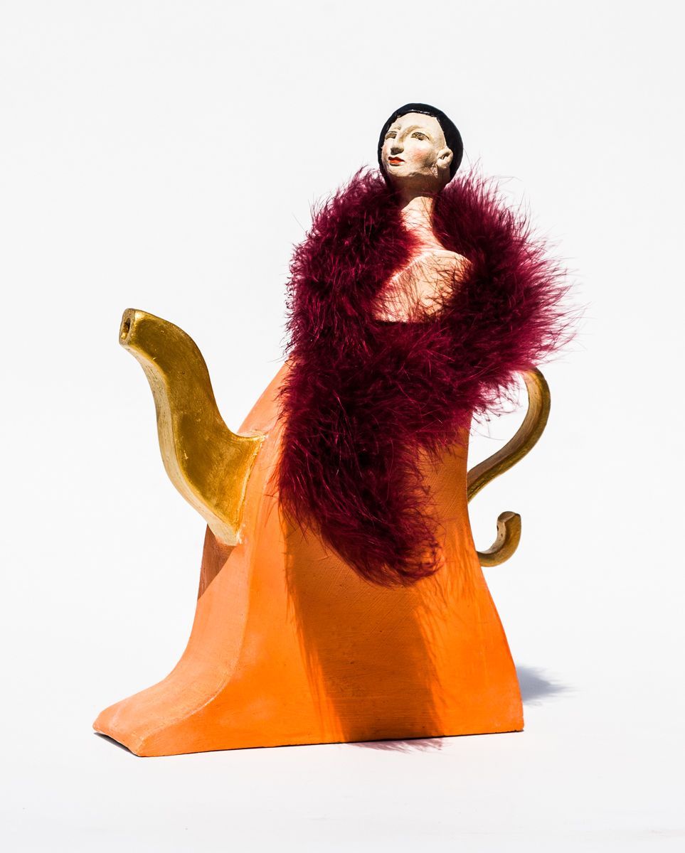 Theemuts 2 - keramiek van Joke Roberti