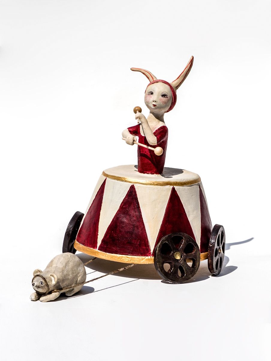 Trommel-nar - keramiek van Joke Roberti