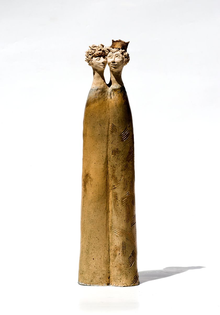 Hoogheden - een keramiek kunstwerk van Joke Roberti