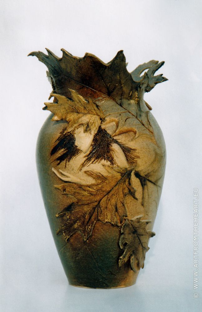 Herfstvaas, keramiek