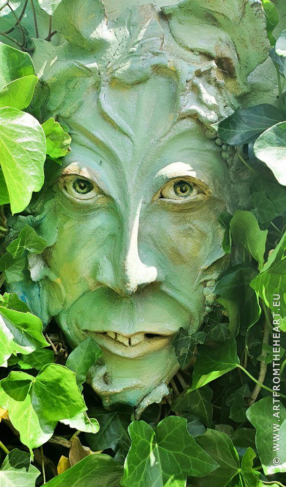 Green Man gezicht