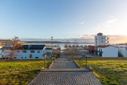 Marina Mücheln, Aussicht Parkplatz
