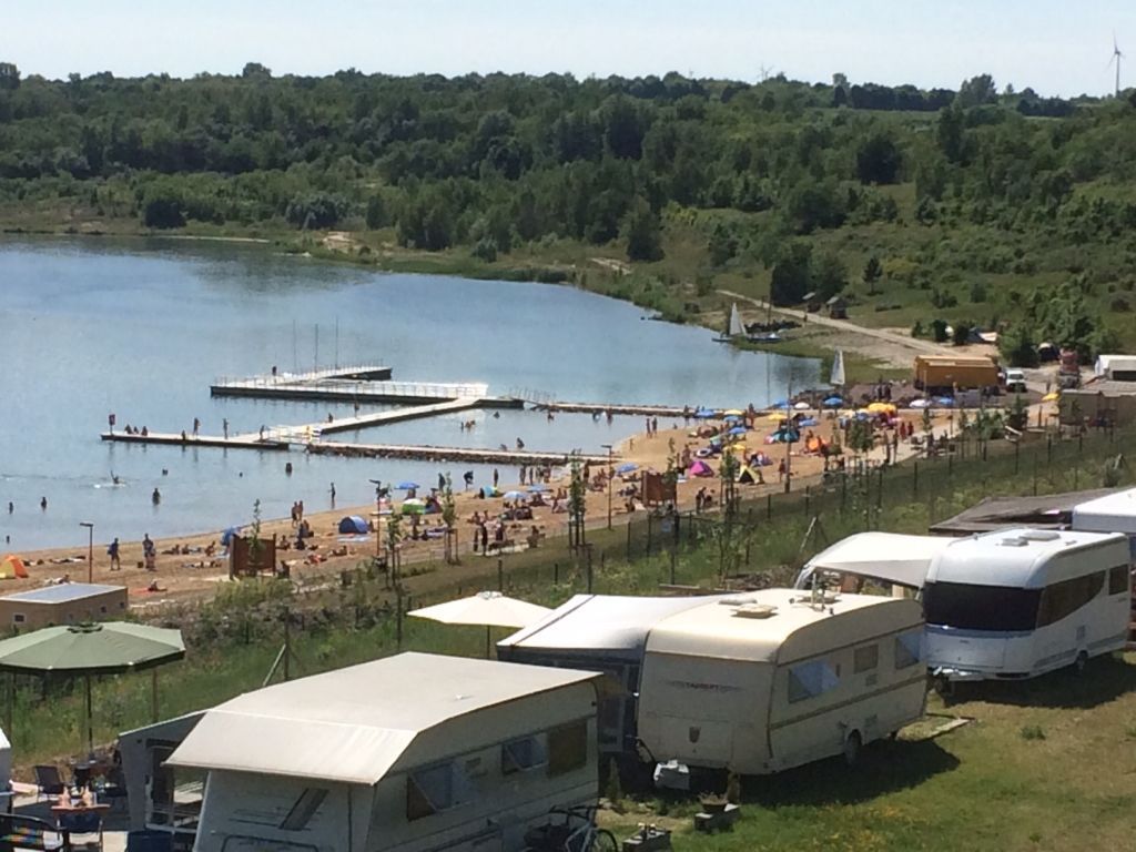 Strand & Campingplatz am Geiseltalsee
