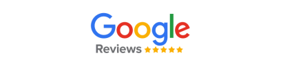 A google reviews logo on a white background.