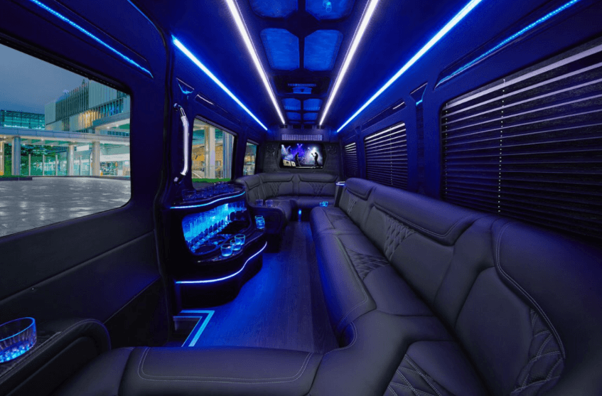 sprinter limo rental fresno
