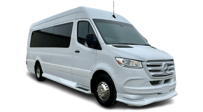 White Sprinter Limo Fresno