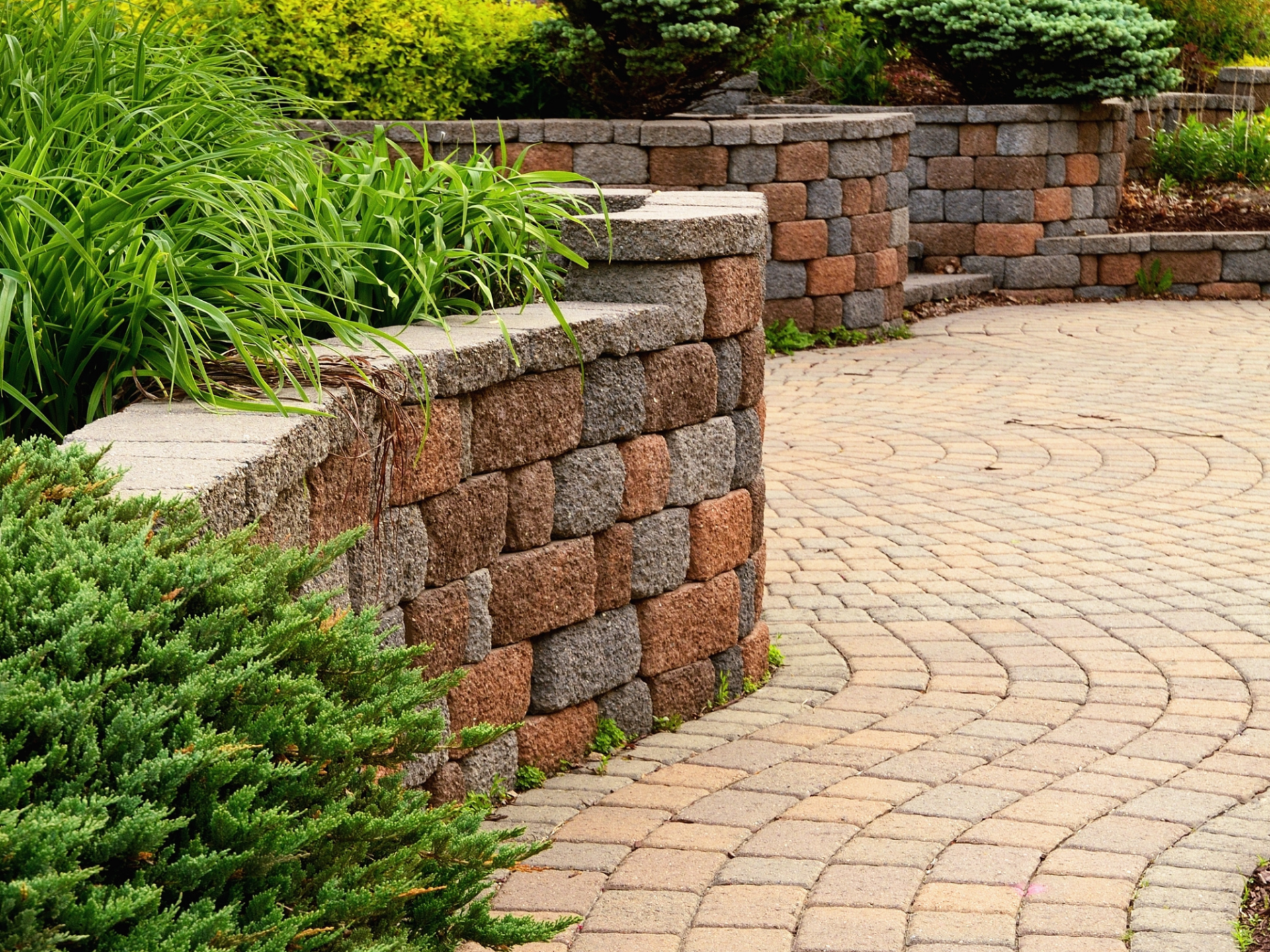Sotack Landscapes, retaining walls, drainage