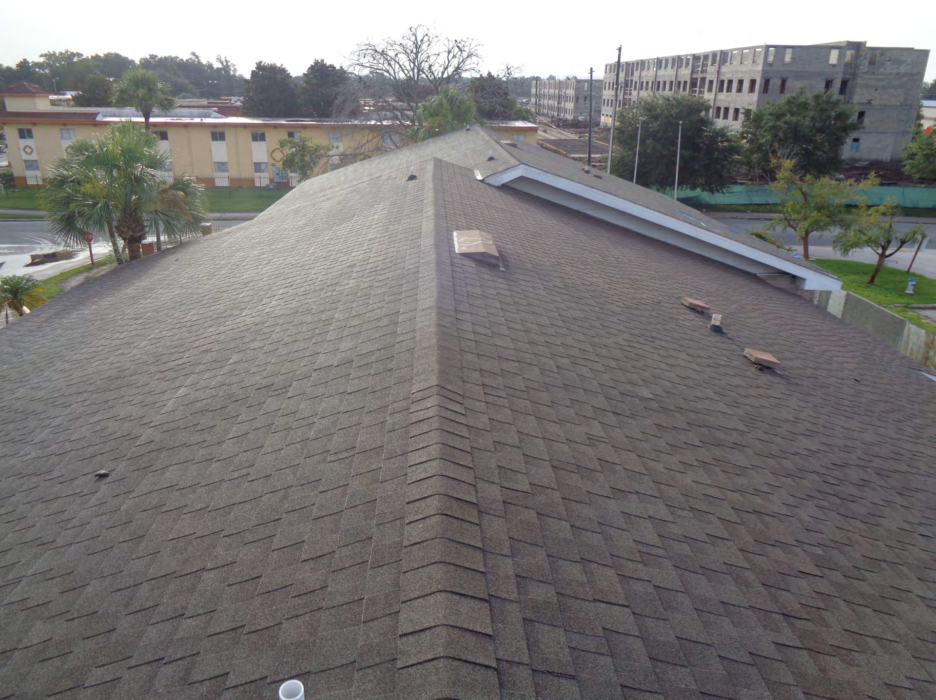 Roof before Revildor roofing work