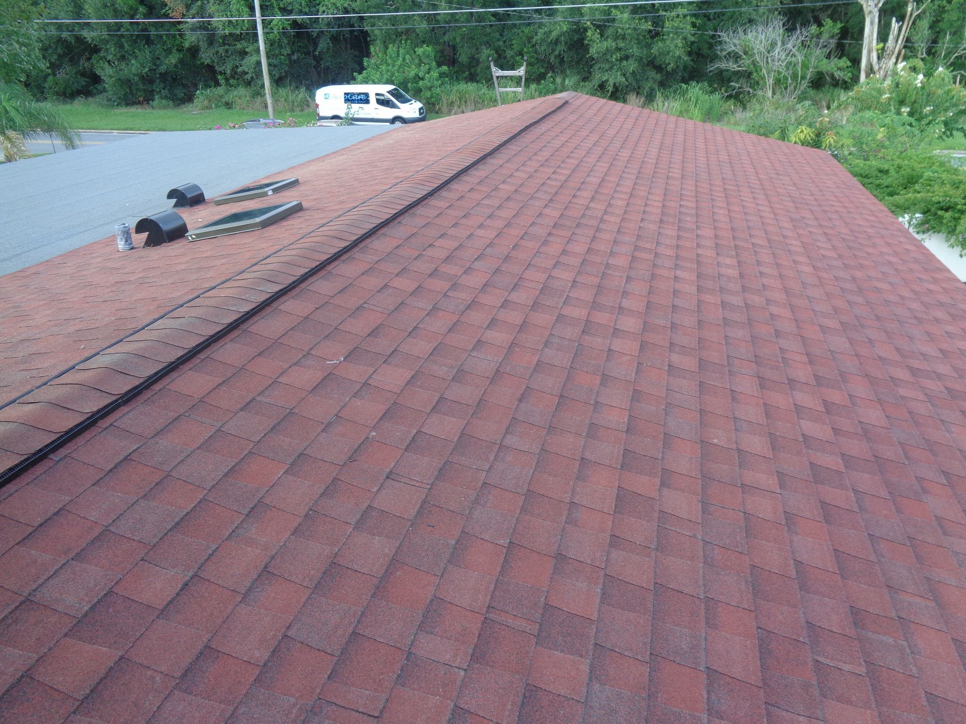 CertainTeed Cottage Red asphalt shingle roof installed in Orlando Florida