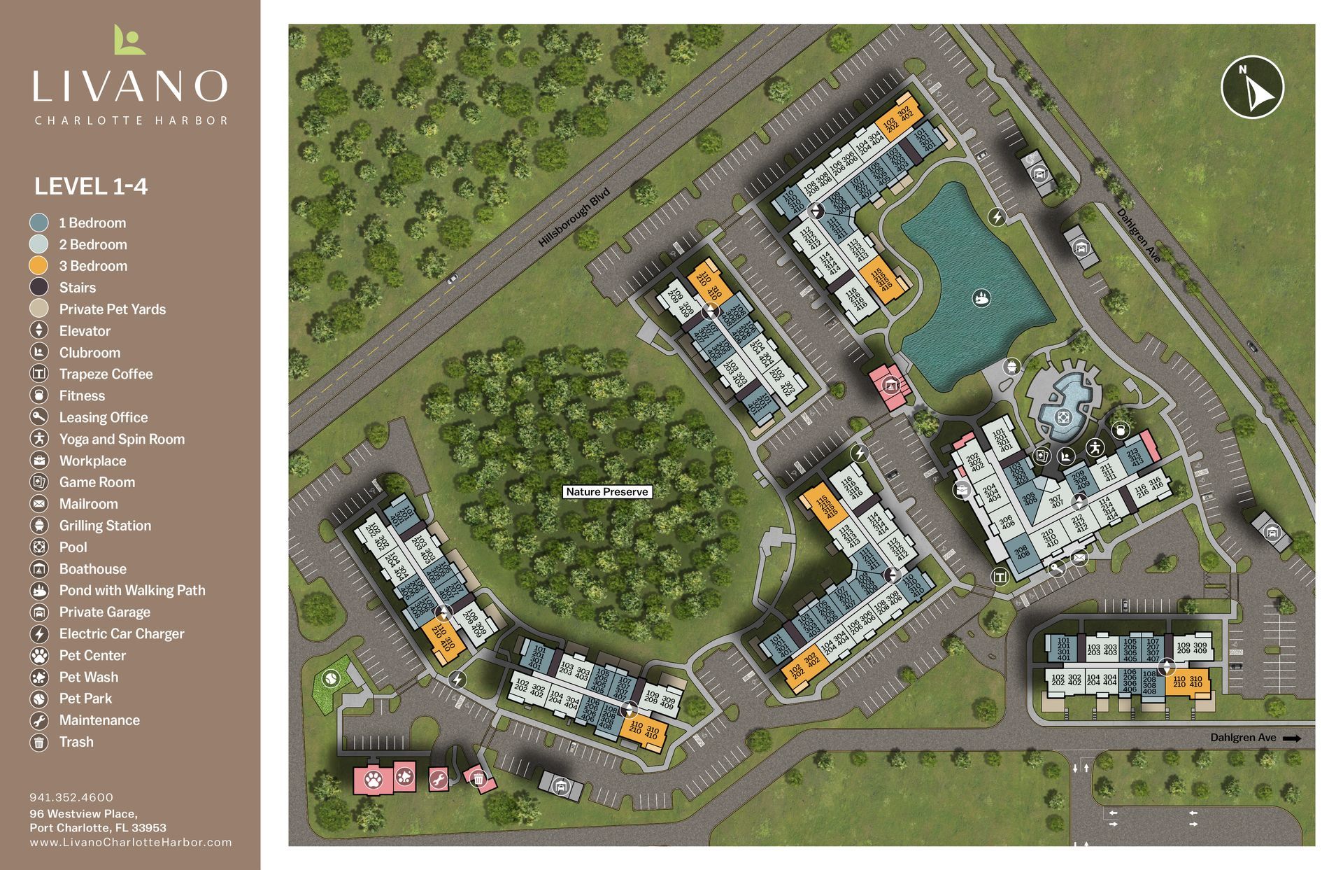 Site map image of Charlotte Harbor.