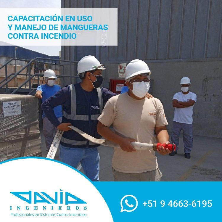 Capacitación en uso y manejo de mangueras contra incendio