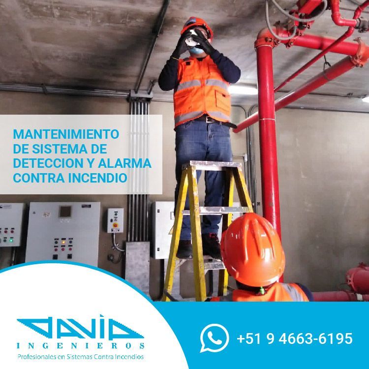 Mantenimiento de sistema de detección