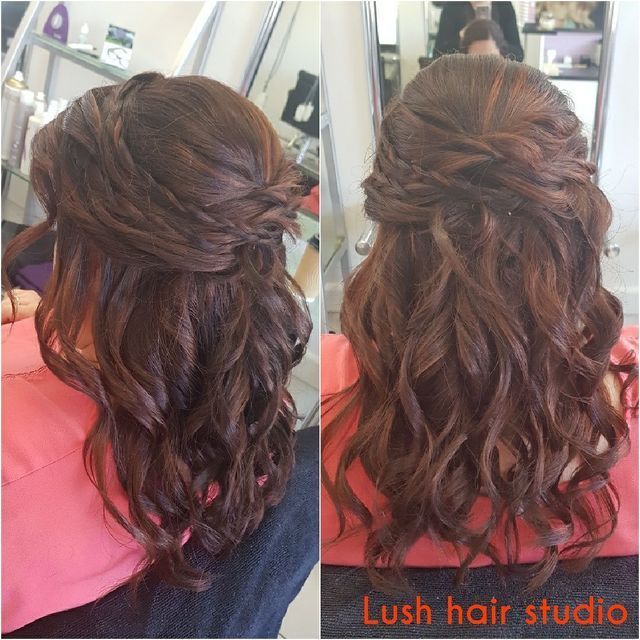 A Woman is Getting Her Hair Done at the Lush Hair Studio — Lush Hair Studio in Tumbi Umbi, NSW