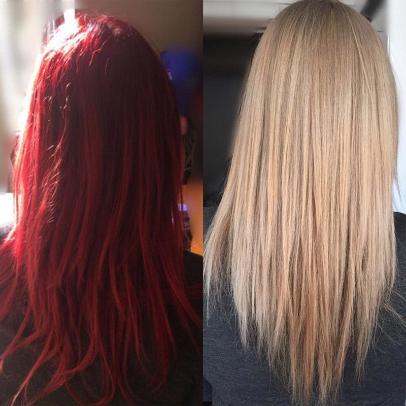 A Woman With Red Hair and a Woman With Blonde Hair — Lush Hair Studio in Tumbi Umbi, NSW