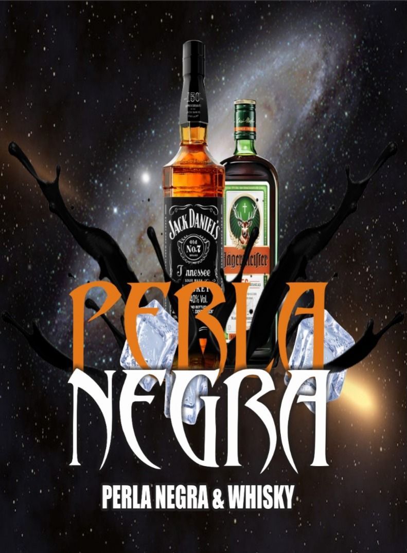 Una botella de jack daniels y una botella de jagermeister